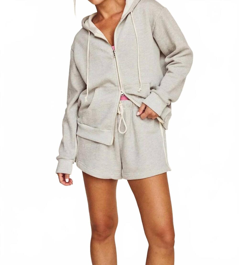 NEW STRUT THIS women's everly zip up sweatshirt in grey